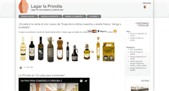 Desktop Screenshot of laprimilla.es