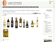 Tablet Screenshot of laprimilla.es
